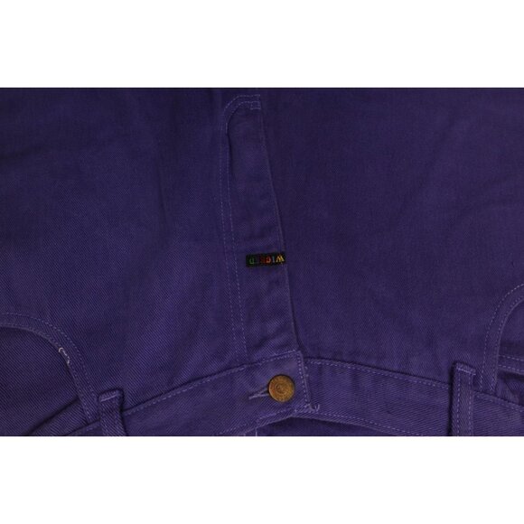 Deadstock Vintage 90s Streetwear Mens 42x34 Baggy Fit Skateboard Jeans Purple - Picture 7 of 15